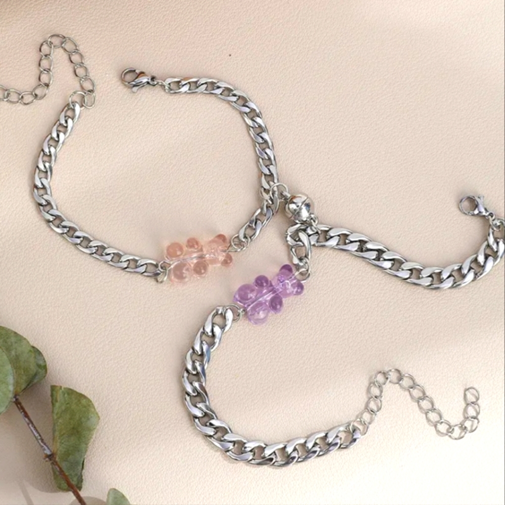 Gummy bear magnetic bracelets 💜🩷